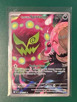 Pokemon TCG Cynthia's Spiritomb 244/217 Ascended Heroes IR NM - Image 1