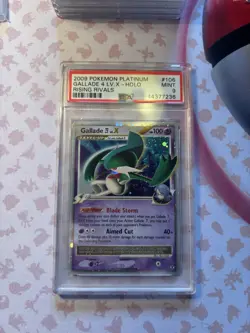 Pokemon Gallade 4 Lv.X Rising Rivals Holo Ultra Rare #106 PSA 9 Mint - Image 1