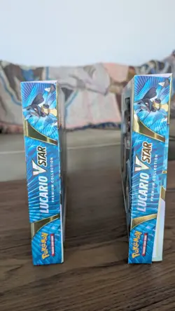 Lucario VSTAR Premium Collection Boxes LOT OF 2 - Pokemon TCG (Fusion Strike) - Image 3