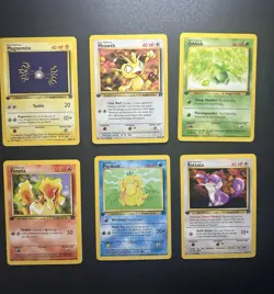 Pokemon Team Rocket First Edition Lot - Magnemite, Meowth, Oddish, Ponyta, Psyd… - Image 1