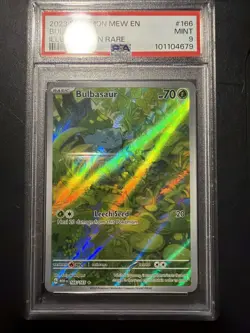 PSA 9 - Bulbasaur 166 Illustration Rare -Pokemon Mew En-151 - Image 1