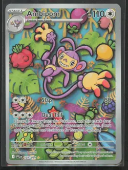 Ambipom 107/094 Illustration Rare Phantasmal Flames Pokemon Near Mint - Image 1