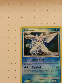 Palkia 26/106 Platinum Reverse Stamp Great Encounters Pokemon 2008 Near Mint - Image 2