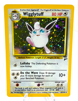 Wigglytuff 19/130 - Base Set 2 - Holo w/ Swirl - Pokemon - NM - Image 1