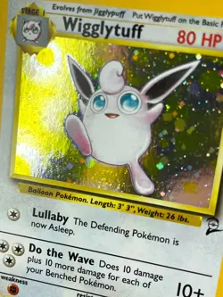 Wigglytuff 19/130 - Base Set 2 - Holo w/ Swirl - Pokemon - NM - Image 2