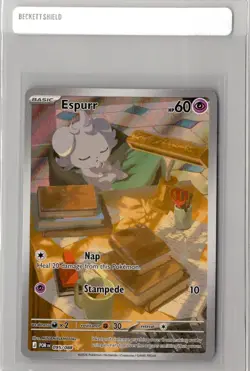 Espurr IR 095/088 Illustration Rare Pokemon TCG ME03: Perfect Order NM - Image 1