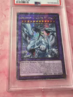 Yugioh: Dragon Master Magia - Quarter Century Secret Rare - BLTR-EN118 - PSA 9 - Image 1