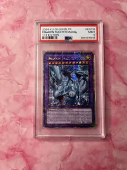 Yugioh: Dragon Master Magia - Quarter Century Secret Rare - BLTR-EN118 - PSA 9 - Image 2