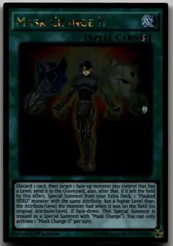 Mask Change II Gold Rare Premium Gold: Infinite Gold PGL3-EN086 LP - Image 1