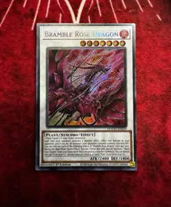 Yugioh! Bramble Rose Dragon- Secret Rare - DOOD-EN039 - NM - Image 1