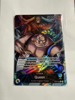 QUEEN OP04-040 LEADER One Piece Kingdom Intrigue TCG ENGLISH ALT ART - Image 1