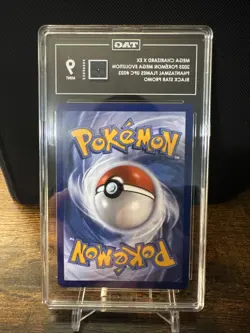 2025 Pokemon Mega Charizard X EX #023 Promo TAG 9 Mint Full Art - Image 2