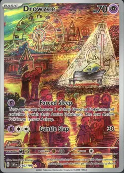 Pokemon Drowzee Illustration Rare 210/198 SV01 Scarlet & Violet Alt Art Holo - Image 1