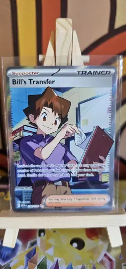 Pokemon TCG Bills Transfer Ultra Rare Card 194/165 Scarlet & Violet 151 - Image 1