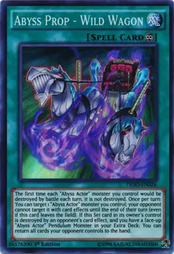 Abyss Prop - Wild Wagon - DESO-EN026 - Super Rare - 1st Edition NM Yugioh Destin - Image 1