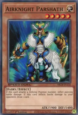 Airknight Parshath - SBCB-EN132 - Common - 1st Edition NM Yugioh Speed Duel - Ba - Image 1