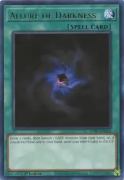 Allure of Darkness - WISU-EN054 - Rare - 1st Edition NM Yugioh Wild Survivors - - Image 1