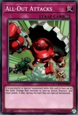 All-Out Attacks - OP11-EN022 - Common - Unlimited Edition NM Yugioh OTS Tourname - Image 1