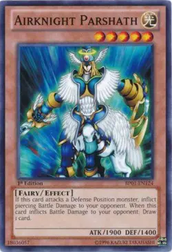 Airknight Parshath - BP01-EN124 - Common - 1st Edition LP Yugioh Battle Pack: Ep - Image 1