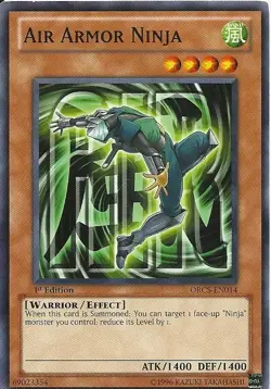 Air Armor Ninja - ORCS-EN014 - Common - Unlimited Edition NM Yugioh Order of Cha - Image 1