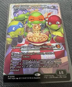 Michelangelo, Weirdness to 11-Teenage Mutant Ninja Turtles-Fracture Foil-298-NM - Image 4
