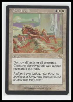 Catastrophe – Urza’s Saga | MTG White Sorcery | Vintage Magic Card - Image 1