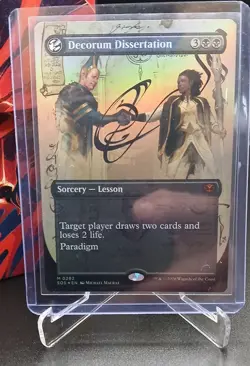 Decorum Dissertation #0292 (Borderless) - Secrets of Strixhaven (Foil) - Image 1