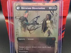 Decorum Dissertation #0292 (Borderless) - Secrets of Strixhaven (Foil) - Image 5