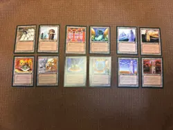 FBB Renaissance ITALIAN Urzatron Set of 12 Urza’s Tower Mine Power Plant - Image 1