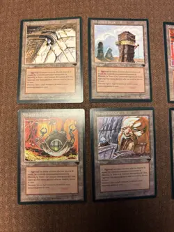 FBB Renaissance ITALIAN Urzatron Set of 12 Urza’s Tower Mine Power Plant - Image 2