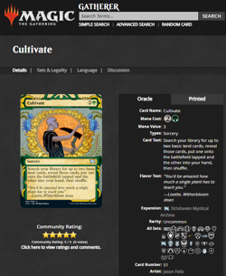 2021 MTG Magic the Gathering Strixhaven Mystical Archive Foil Etched Cultivate - Image 3