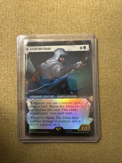 Basim Ibn Ishaq NM FOIL SHOWCASE Universes Beyond: Assassin's Creed MTG - Image 1