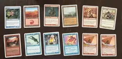 Magic the Gathering Vintage Card Lot - 135 Cards - - Image 1