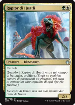 MTG 4x HUATLI's RAPTOR EXC - RAPTOR DI HUATLI - WAR - MAGIC - Image 1
