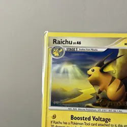 Pokemon TCG Raichu Prerelease 27/99 Stamped Nintendo Promos - 2009 - Image 2