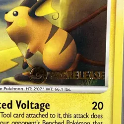 Pokemon TCG Raichu Prerelease 27/99 Stamped Nintendo Promos - 2009 - Image 4