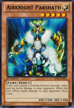 Airknight Parshath - BP02-EN016 - Rare - Unlimited Edition NM Yugioh Battle Pack - Image 1
