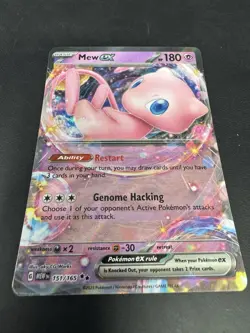 Mew ex 151/165 Double Rare 151 Pokemon NM - Image 2