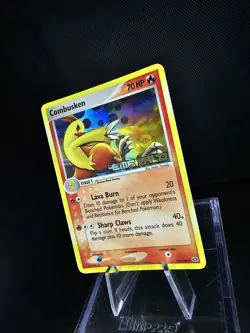 Combusken - 25/106 - Pokemon Ex Emerald Reverse Holo Stamped Rare MP - Image 2