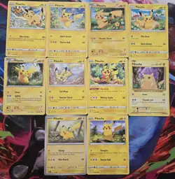 10 Card Pikachu Lot - Pokemon TCG - English - Image 1