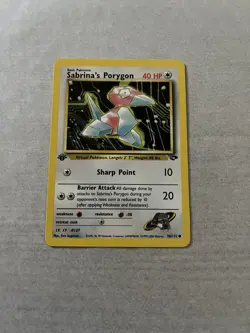 Sabrina’s Porygon - 98/132 - LP- 1st Edition - Gym Challenge - Pokemon TCG - Image 1