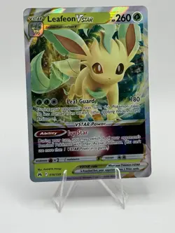 Pokemon Leafeon VSTAR Promo Holo SWSH195 Sword & Shield Vstar Card - Image 1