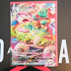 Pokemon Snorlax VMAX 142/202 Sword & Shield Full Art Ultra Rare Holo 340 HP - Image 1