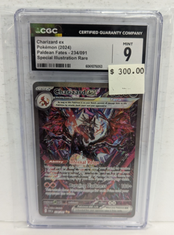 Charizard ex Pokemon (2024) Paldean Fates 234/091 Special Illustration Rare CGC9 - Image 3