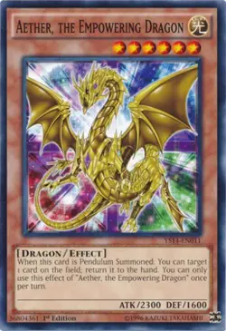 Aether the Empowering Dragon - YS14-EN011 - Common - 1st Edition NM Yugioh Space - Image 1