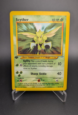Scyther 1st Edition - Neo Destiny 55/105 - Pokemon TCG (Vintage WOTC) - LP+ - Image 1