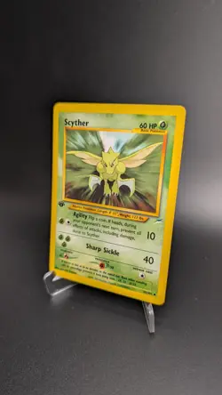 Scyther 1st Edition - Neo Destiny 55/105 - Pokemon TCG (Vintage WOTC) - LP+ - Image 3