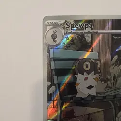 Spewpa 089/088 Paldea Evolved Illustration Rare Holo English 2023 Kamonabe - Image 3