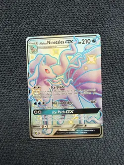 Alolan Ninetales GX SV53/SV94 Hidden Fates Shiny Vault Holo Pokemon 🔥 - Image 2