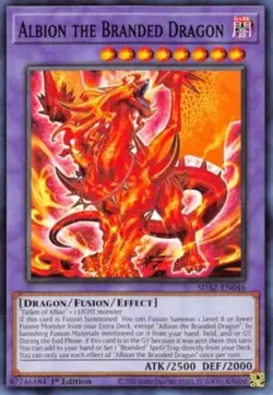Albion the Branded Dragon - SDAZ-EN046 - Common - 1st Edition NM Yugioh Structur - Image 1